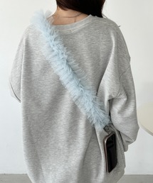 CLEA（クレア）の「【７色展開】チュールフリルスマホショルダー（スマホグッズ）」