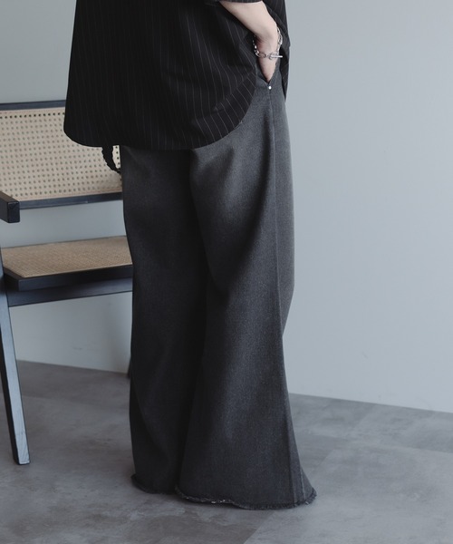 epnok(エプノック)の「フリンジワイドフレアデニムパンツ(デニムパンツ・メンズ・ブラック/インディゴブルー・SMALL/MEDIUM/LARGE)」の5枚目の写真