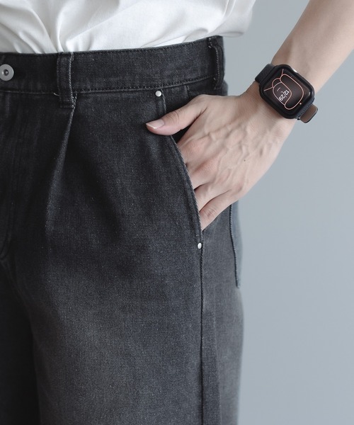 epnok(エプノック)の「フリンジワイドフレアデニムパンツ(デニムパンツ・メンズ・ブラック/インディゴブルー・SMALL/MEDIUM/LARGE)」の22枚目の写真