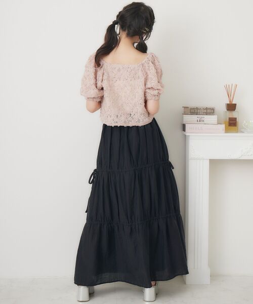 ems excite（エムズエキサイト）の「３DレースCTカーデ（Tシャツ/カットソー・レディース・ピンク/ブルー/ナチュラル・FREE）」の17枚目の写真