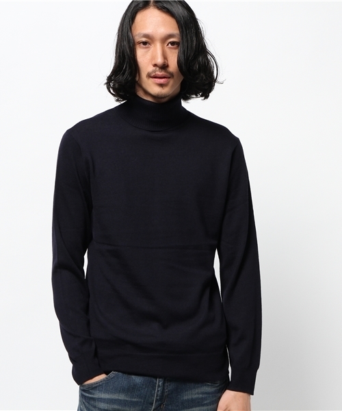 URBAN RESEARCH(アーバンリサーチ)の「UR イタリアンウール タートルネック(ニット/セーター・メンズ・レッド/ネイビー/その他1/ホワイト/ブラック/グレー・MEDIUM/LARGE/SMALL)」の5枚目の写真