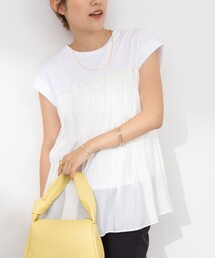 NOLLEY’S | 割繊コンビプルオーバーカットソー(Tシャツ/カットソー)