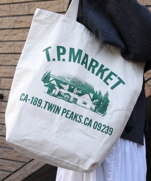 THE SHINZONE(ザ シンゾーン)の「THE SHINZONE/シンゾーン T.P.マーケットトート T.P.MARKET TOTE 24MMSIT03(トートバッグ・レディース・ナチュラル・FREE)」の3枚目の写真