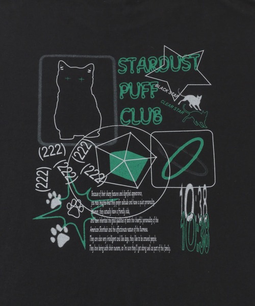 SENSE OF PLACE by URBAN RESEARCH(センスオブプレイスバイアーバンリサーチ)の「キャットグラフィックプリントTシャツ B(Tシャツ/カットソー・メンズ・ブラック/ホワイト/ライトブルー・MEDIUM/LARGE)」の22枚目の写真