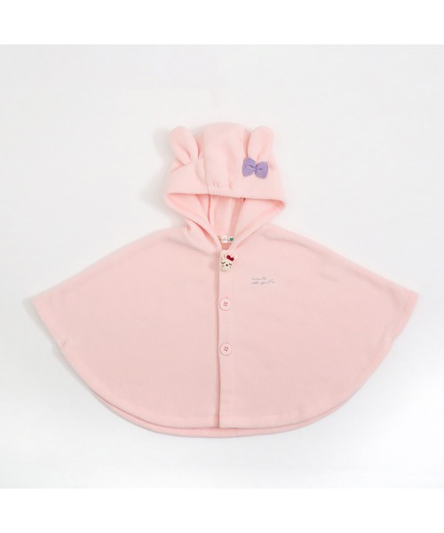 うさぎ編みぐるみ付きフリースマント（その他トップス）｜KP（ケーピー） 5,005円