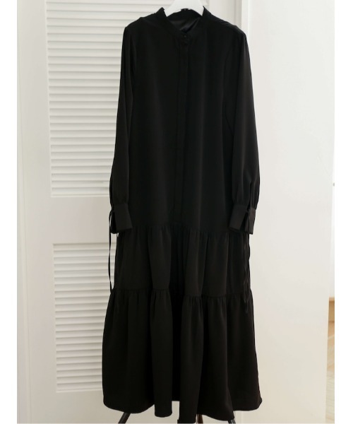 band collar tiered onepiece（ワンピース）｜Katrin TOKYO