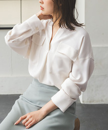 Noble | 《追加》ワークディテールドレープシャツ 2(シャツ/ブラウス)