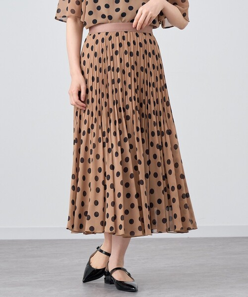 美品☆ANAYI ジャケット INED スカート セットアップ セール】 【セットアップ対応商品】シャンブレーマキシ スカート
