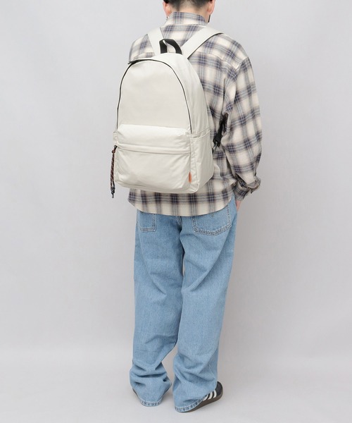 UNIVERSAL OVERALL（ユニバーサルオーバーオール）の「撥水 ソフトポリエステル 2WAY ワンショルダー スリング リュックサック（バックパック/リュック・メンズ・グレイッシュベージュ/ブラック・FREE）」の10枚目の写真