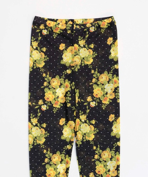 MAISON SPECIAL（メゾンスペシャル）の「Flower Dot Print Tights/フラワードットプリントタイツ【MAISON SPECIAL/メゾンスペシャル】（タイツ/ストッキング・レディース・ブルー/イエロー・FREE）」の3枚目の写真