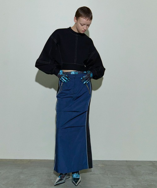 MAISON SPECIAL（メゾンスペシャル）の「Flower Dot Print Tights/フラワードットプリントタイツ【MAISON SPECIAL/メゾンスペシャル】（タイツ/ストッキング・レディース・ブルー/イエロー・FREE）」の10枚目の写真