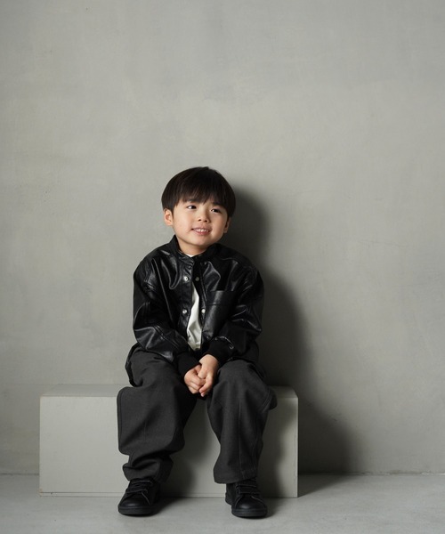 MAKE YOUR DAY（メイクユアデイ）の「無地バルーンパンツ■80～140cm（その他パンツ・キッズ・チャコールグレー/オリーブ/ブラウン・140/130/120/110/100/90/80）」の6枚目の写真