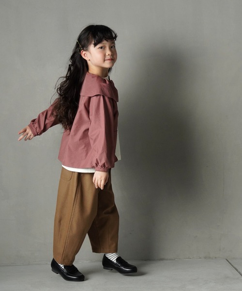 MAKE YOUR DAY（メイクユアデイ）の「無地バルーンパンツ■80～140cm（その他パンツ・キッズ・チャコールグレー/オリーブ/ブラウン・140/130/120/110/100/90/80）」の11枚目の写真