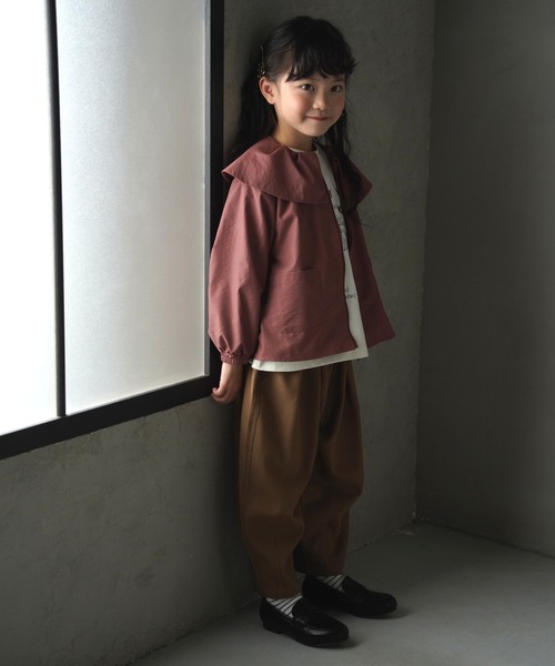 MAKE YOUR DAY（メイクユアデイ）の「無地バルーンパンツ■80～140cm（その他パンツ・キッズ・チャコールグレー/オリーブ/ブラウン・140/130/120/110/100/90/80）」の12枚目の写真