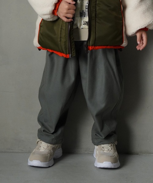 MAKE YOUR DAY（メイクユアデイ）の「無地バルーンパンツ■80～140cm（その他パンツ・キッズ・チャコールグレー/オリーブ/ブラウン・140/130/120/110/100/90/80）」の13枚目の写真