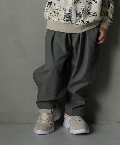 MAKE YOUR DAY（メイクユアデイ）の「無地バルーンパンツ■80～140cm（その他パンツ・キッズ・チャコールグレー/オリーブ/ブラウン・140/130/120/110/100/90/80）」の16枚目の写真