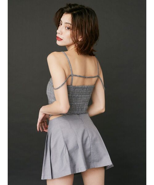 【セール】ストラップチェックキャミソール(キャミソール)|EVRIS(エヴリス) 【セール】ストラップチェックキャミソール(キャミソール)|EVRIS(エヴリス)