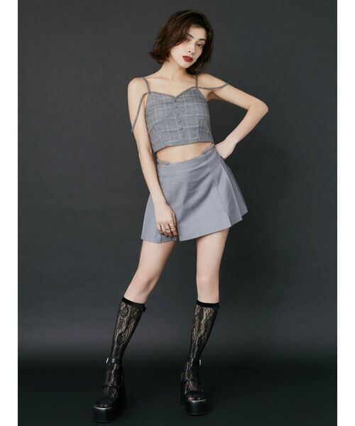 【セール】ストラップチェックキャミソール(キャミソール)|EVRIS(エヴリス) 【セール】ストラップチェックキャミソール(キャミソール)|EVRIS(エヴリス)