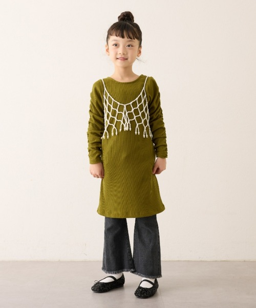 CIAOPANIC TYPY（チャオパニックティピー）の「【KIDS】アソートチェーンビスチェ（サスペンダー・キッズ・ホワイト/シルバー・ONE SIZE）」の3枚目の写真