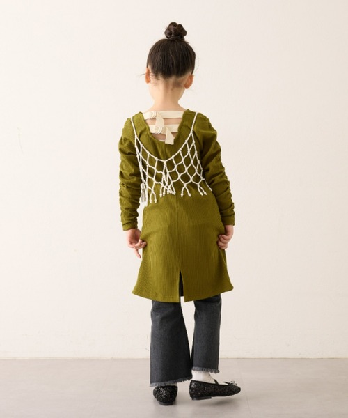 CIAOPANIC TYPY（チャオパニックティピー）の「【KIDS】アソートチェーンビスチェ（サスペンダー・キッズ・ホワイト/シルバー・ONE SIZE）」の5枚目の写真