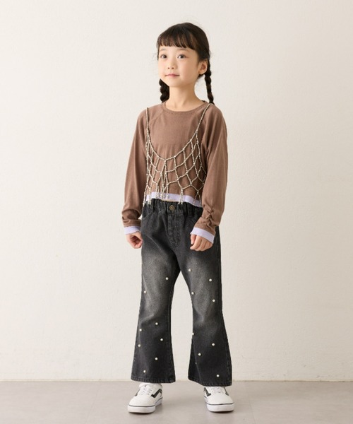 CIAOPANIC TYPY（チャオパニックティピー）の「【KIDS】アソートチェーンビスチェ（サスペンダー・キッズ・ホワイト/シルバー・ONE SIZE）」の9枚目の写真