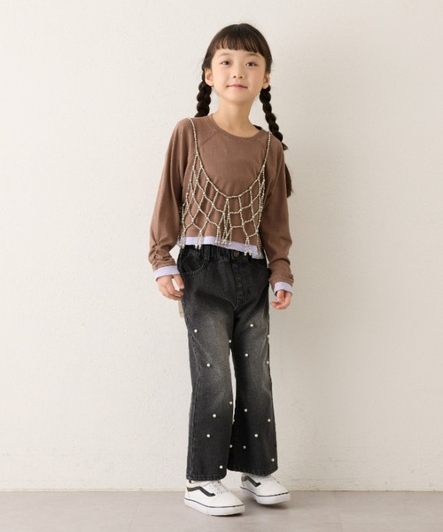 CIAOPANIC TYPY（チャオパニックティピー）の「【KIDS】アソートチェーンビスチェ（サスペンダー・キッズ・ホワイト/シルバー・ONE SIZE）」の10枚目の写真