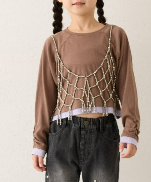 CIAOPANIC TYPY（チャオパニックティピー）の「【KIDS】アソートチェーンビスチェ（サスペンダー・キッズ・ホワイト/シルバー・ONE SIZE）」の11枚目の写真