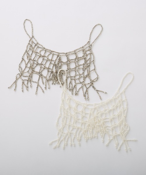 CIAOPANIC TYPY（チャオパニックティピー）の「【KIDS】アソートチェーンビスチェ（サスペンダー・キッズ・ホワイト/シルバー・ONE SIZE）」の21枚目の写真