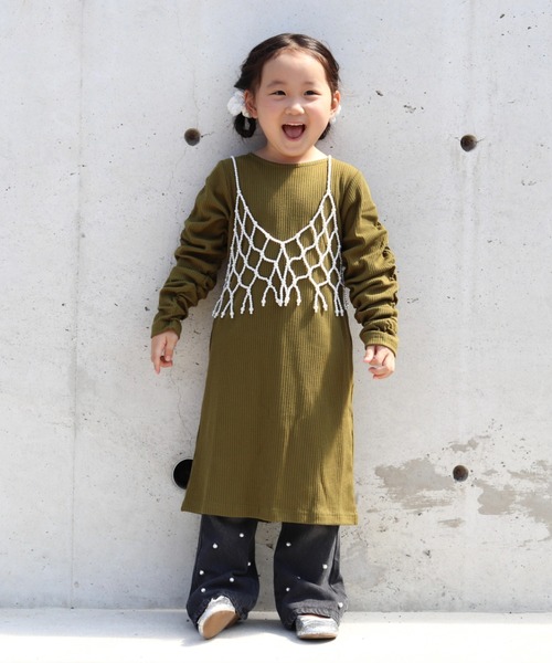 CIAOPANIC TYPY（チャオパニックティピー）の「【KIDS】アソートチェーンビスチェ（サスペンダー・キッズ・ホワイト/シルバー・ONE SIZE）」の22枚目の写真