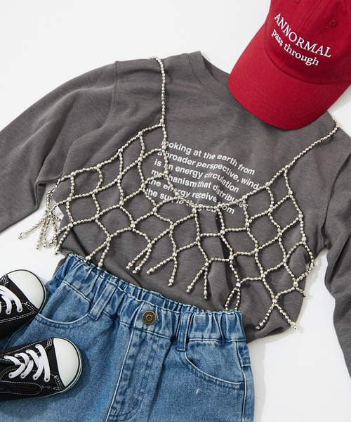 CIAOPANIC TYPY（チャオパニックティピー）の「【KIDS】アソートチェーンビスチェ（サスペンダー・キッズ・ホワイト/シルバー・ONE SIZE）」の17枚目の写真