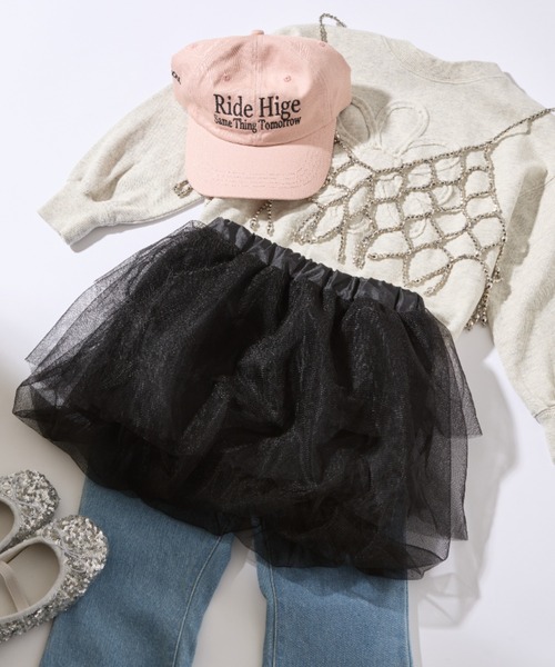 CIAOPANIC TYPY（チャオパニックティピー）の「【KIDS】アソートチェーンビスチェ（サスペンダー・キッズ・ホワイト/シルバー・ONE SIZE）」の14枚目の写真