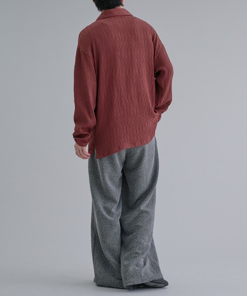 epnok(エプノック)の「スキッパールーズシャツ(シャツ/ブラウス・メンズ・テラコッタ/キャメル/ブラック・SMALL/MEDIUM/LARGE)」の9枚目の写真