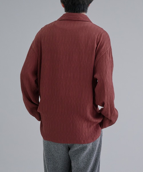 epnok(エプノック)の「スキッパールーズシャツ(シャツ/ブラウス・メンズ・テラコッタ/キャメル/ブラック・SMALL/MEDIUM/LARGE)」の5枚目の写真