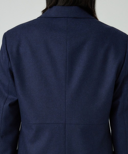 Chaos（カオス）の「Chaos(カオス)/オバロンジャケット（テーラードジャケット・レディース・ネイビー/ライトグレー・FREE）」の19枚目の写真