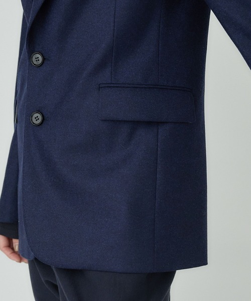 Chaos（カオス）の「Chaos(カオス)/オバロンジャケット（テーラードジャケット・レディース・ネイビー/ライトグレー・FREE）」の22枚目の写真