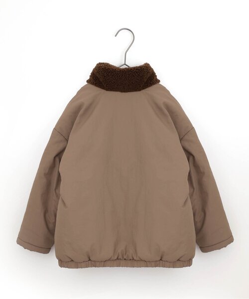 p.premier（ピードットプルミエ）の「リバーシブルアウター（ダウンジャケット/コート・キッズ・ブラウン/レッド/カーキ・80/90/100/110/120/130/140）」の4枚目の写真