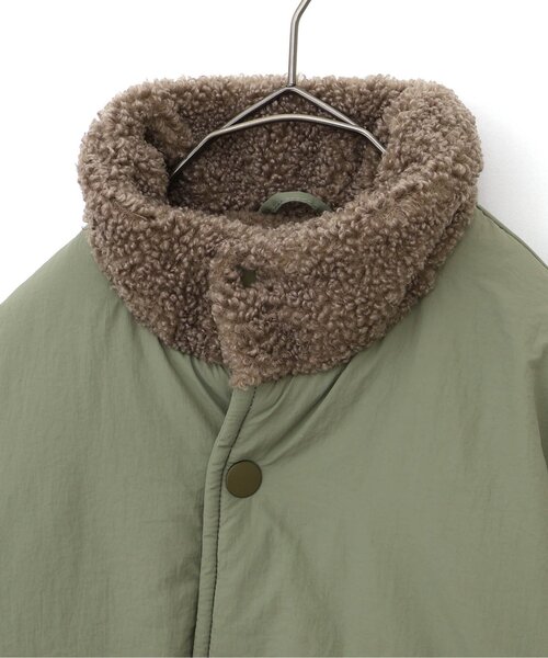 p.premier（ピードットプルミエ）の「リバーシブルアウター（ダウンジャケット/コート・キッズ・ブラウン/レッド/カーキ・80/90/100/110/120/130/140）」の5枚目の写真