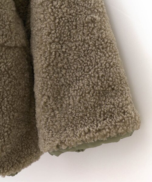 p.premier（ピードットプルミエ）の「リバーシブルアウター（ダウンジャケット/コート・キッズ・ブラウン/レッド/カーキ・80/90/100/110/120/130/140）」の11枚目の写真