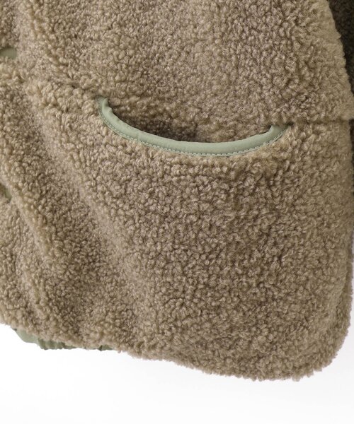 p.premier（ピードットプルミエ）の「リバーシブルアウター（ダウンジャケット/コート・キッズ・ブラウン/レッド/カーキ・80/90/100/110/120/130/140）」の12枚目の写真