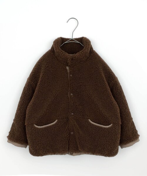 p.premier（ピードットプルミエ）の「リバーシブルアウター（ダウンジャケット/コート・キッズ・ブラウン/レッド/カーキ・80/90/100/110/120/130/140）」の15枚目の写真