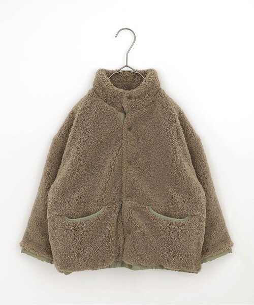 p.premier（ピードットプルミエ）の「リバーシブルアウター（ダウンジャケット/コート・キッズ・ブラウン/レッド/カーキ・80/90/100/110/120/130/140）」の16枚目の写真