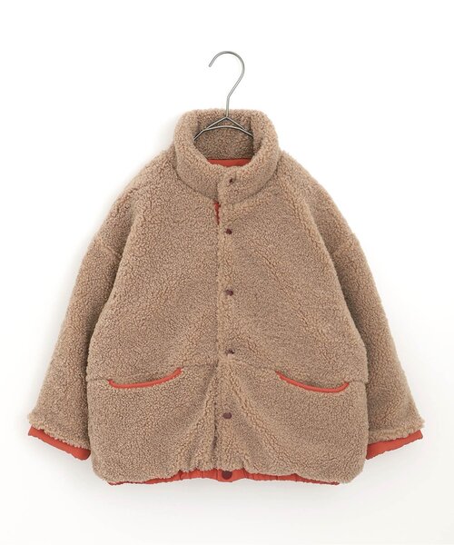 p.premier（ピードットプルミエ）の「リバーシブルアウター（ダウンジャケット/コート・キッズ・ブラウン/レッド/カーキ・80/90/100/110/120/130/140）」の17枚目の写真