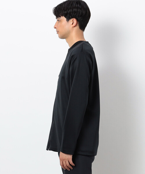 COMME CA ISM（コムサイズム）の「【アンサンブル対応】 ダンボールニット ジップアップカーディガン（カーディガン/ボレロ・メンズ・チャコール/ブラック・MEDIUM/LARGE）」の6枚目の写真