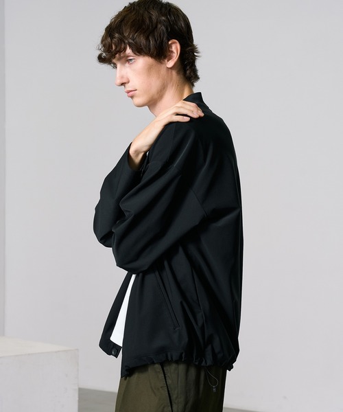 PUBLIC TOKYO(パブリックトウキョウ)の「〈セットアップ対応〉Air Tool(エアトール) ベーシックカーディガン(カーディガン/ボレロ・メンズ・ブラック系その他/ダークブラウン/ダークネイビー・1/2)」の10枚目の写真