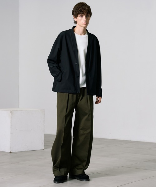 PUBLIC TOKYO(パブリックトウキョウ)の「〈セットアップ対応〉Air Tool(エアトール) ベーシックカーディガン(カーディガン/ボレロ・メンズ・ブラック系その他/ダークブラウン/ダークネイビー・1/2)」の13枚目の写真