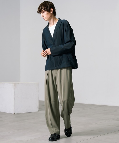 PUBLIC TOKYO(パブリックトウキョウ)の「〈セットアップ対応〉Air Tool(エアトール) ベーシックカーディガン(カーディガン/ボレロ・メンズ・ブラック系その他/ダークブラウン/ダークネイビー・1/2)」の18枚目の写真