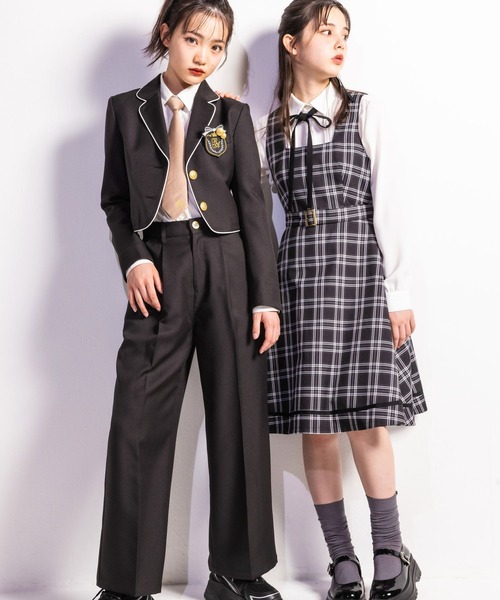 セール】【卒服2025】ウエストベルトジャンスカ（ジャンパー