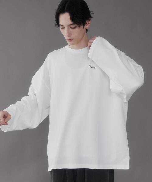 LUCY（ルーシー）の「LUCY/AIRFUNCTIONシンプルロゴT（Tシャツ/カットソー・メンズ・ホワイト/ブラック/ライトグレー・MEDIUM/LARGE）」の9枚目の写真