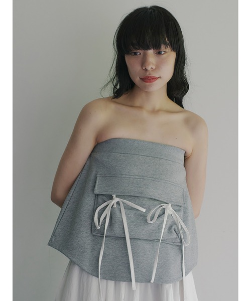 【セール】Mixed Fabrics Ribbon Two Piece（スカート）｜SORIN（ソリン ）