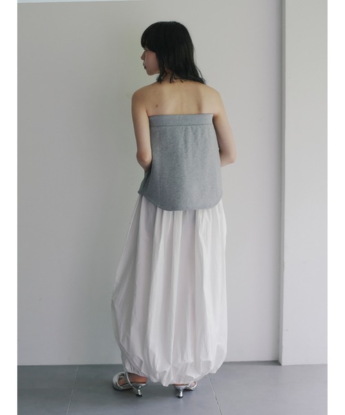 【セール】Mixed Fabrics Ribbon Two Piece（スカート）｜SORIN（ソリン ）